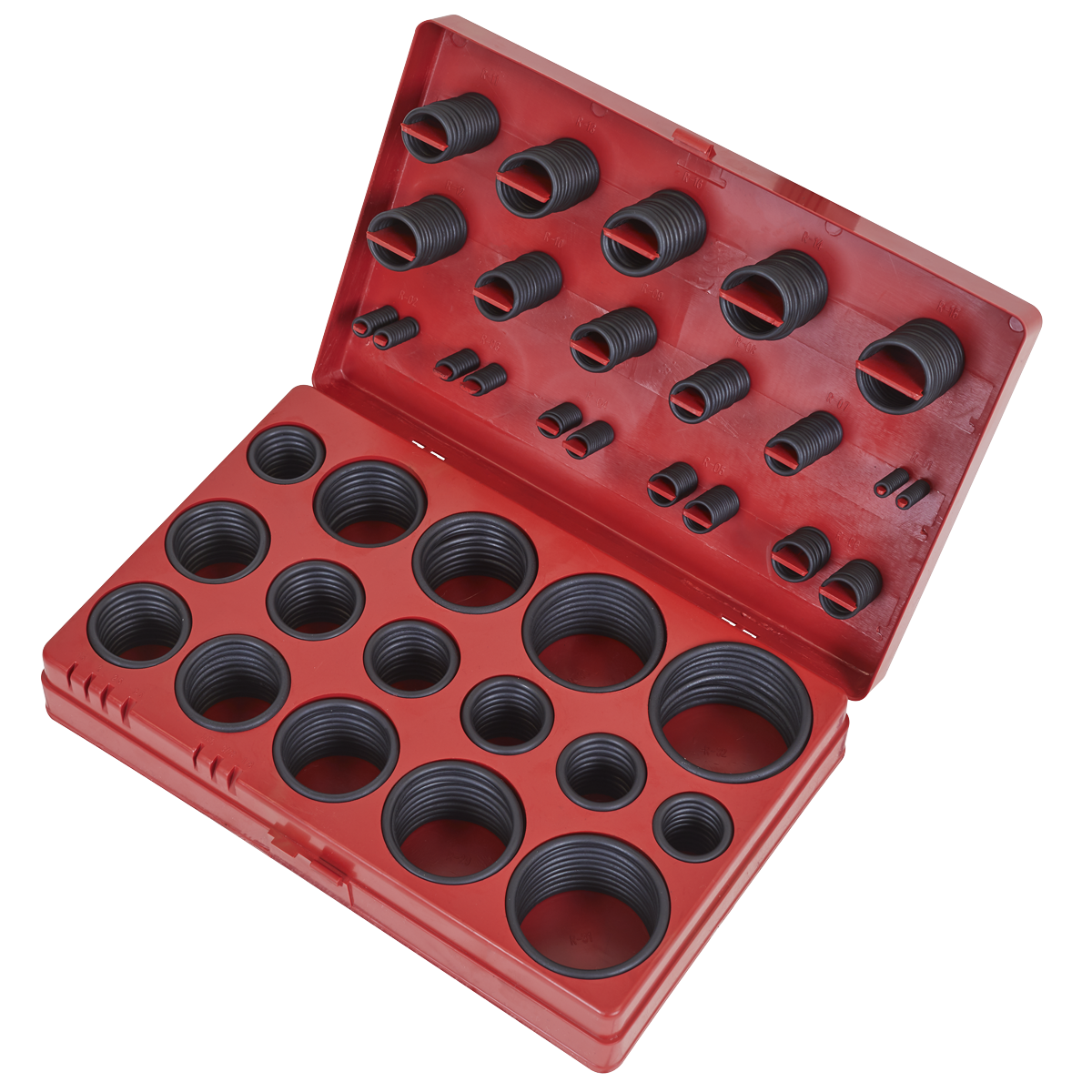 Sealey 419 Pieces Rubber O-Ring Assortment Buna-N - Metric With Box BOR419