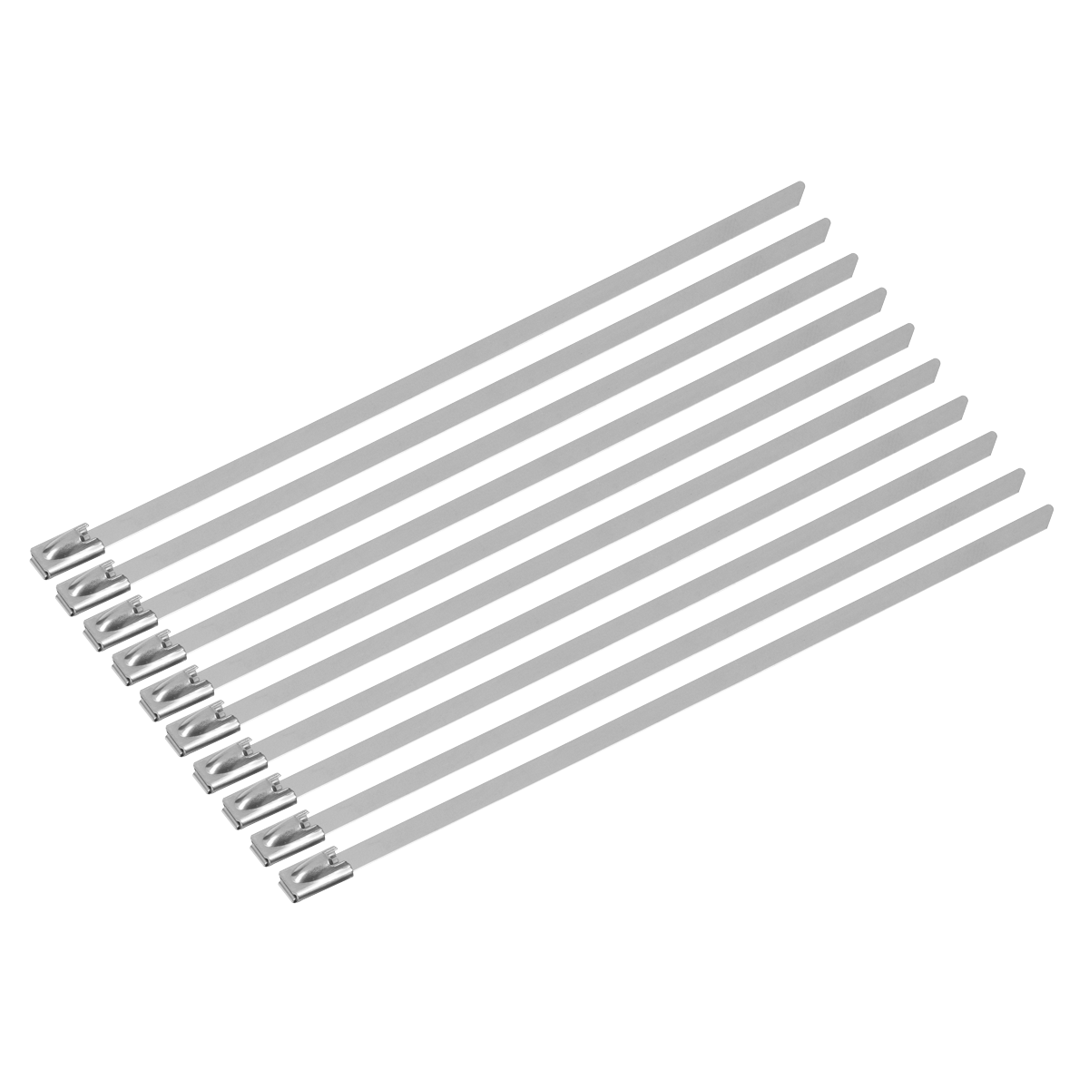 Sealey Stainless Steel Cable Ties 150mm x 4.6mm Pack of 100 Pieces CTSS150