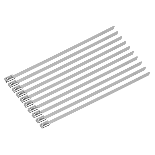 Sealey Stainless Steel Cable Ties 150mm x 4.6mm Pack of 100 Pieces CTSS150