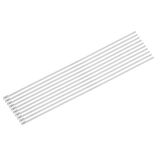 Sealey Stainless Steel Cable Tie 300mm x 4.6mm Wide Use 100 Pieces CTSS300