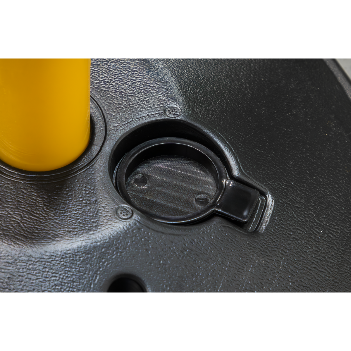 Sealey Black & Yellow Post With Base For Extending Safety Barrier BYPB01