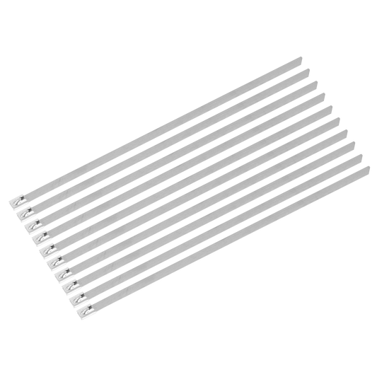 Sealey Stainless Steel Cable Tie 300mm x 7.9mm Wide Use 100 Pieces CTSS379