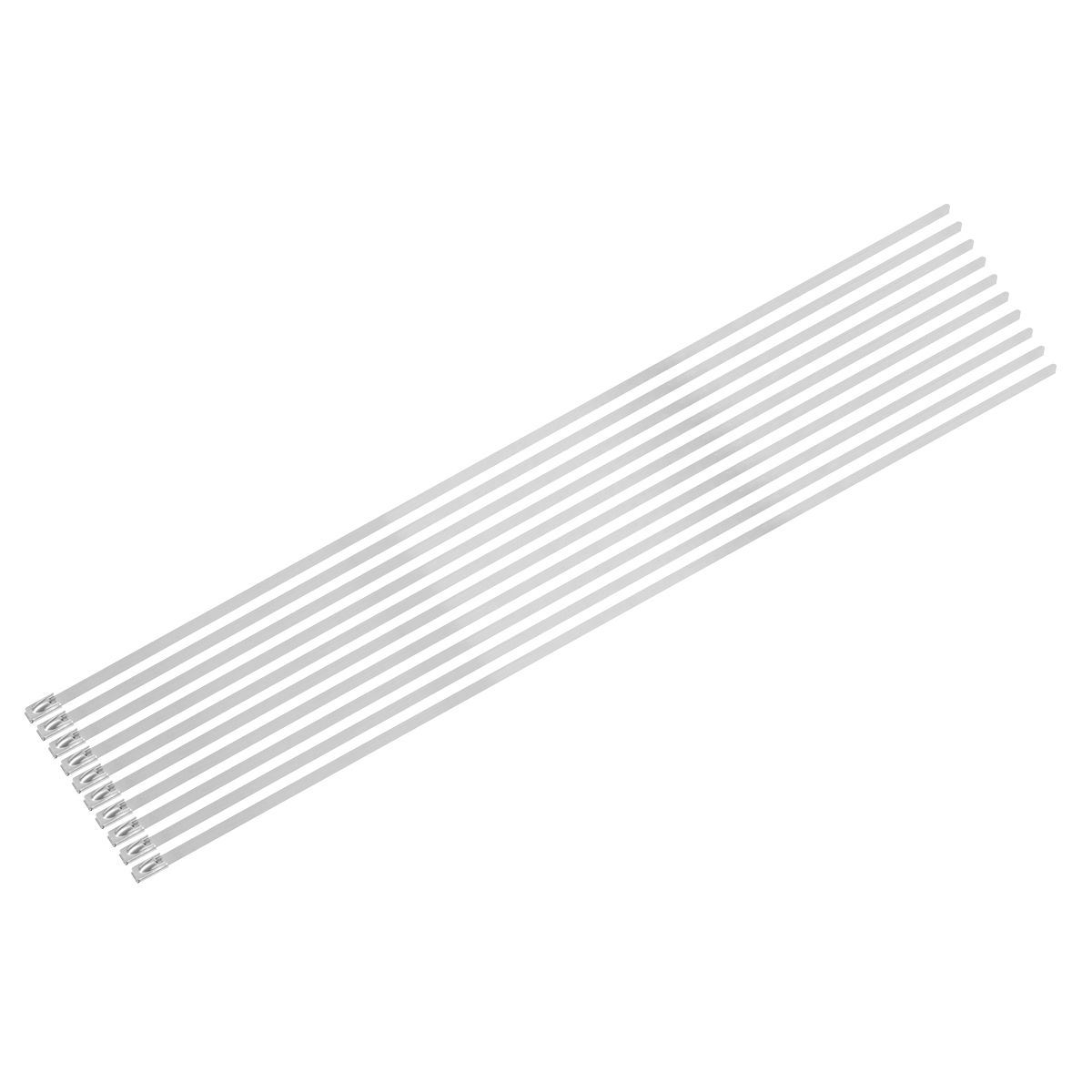 Sealey Stainless Steel Cable Ties 400mm x 4.6mm Pack of 100 Pieces CTSS400