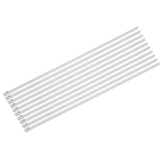 Sealey Stainless Steel Cable Tie 400mm x 7.9mm Wide Use 100 Pieces CTSS479