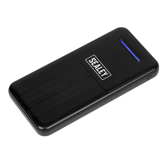 Sealey Portable Battery Power Bank 10W 10000mAh Pocket Micro USB Type C SPB101