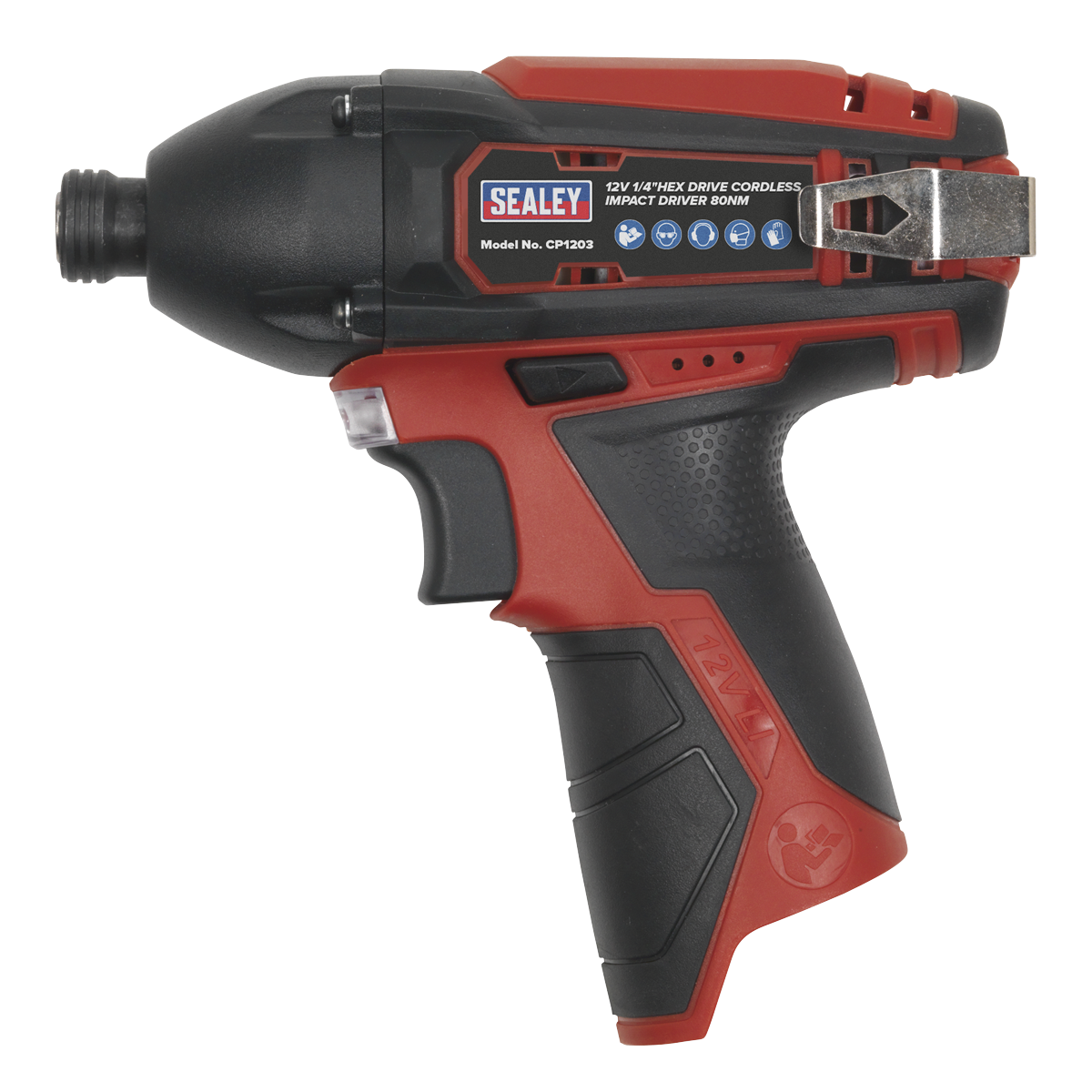 Sealey 12V SV12 Series 1/4" Hex Drive Cordless Impact Driver - Body Only CP1203