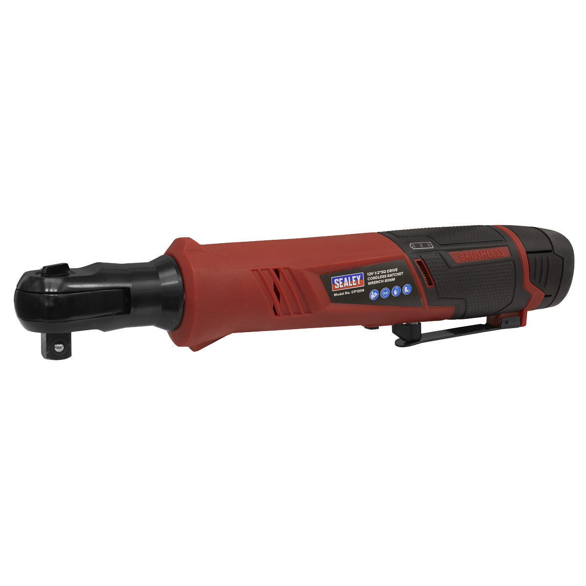 Sealey 12V 1/2" Square Drive Li-Ion Cordless Ratchet Wrench Bare Unit CP1209