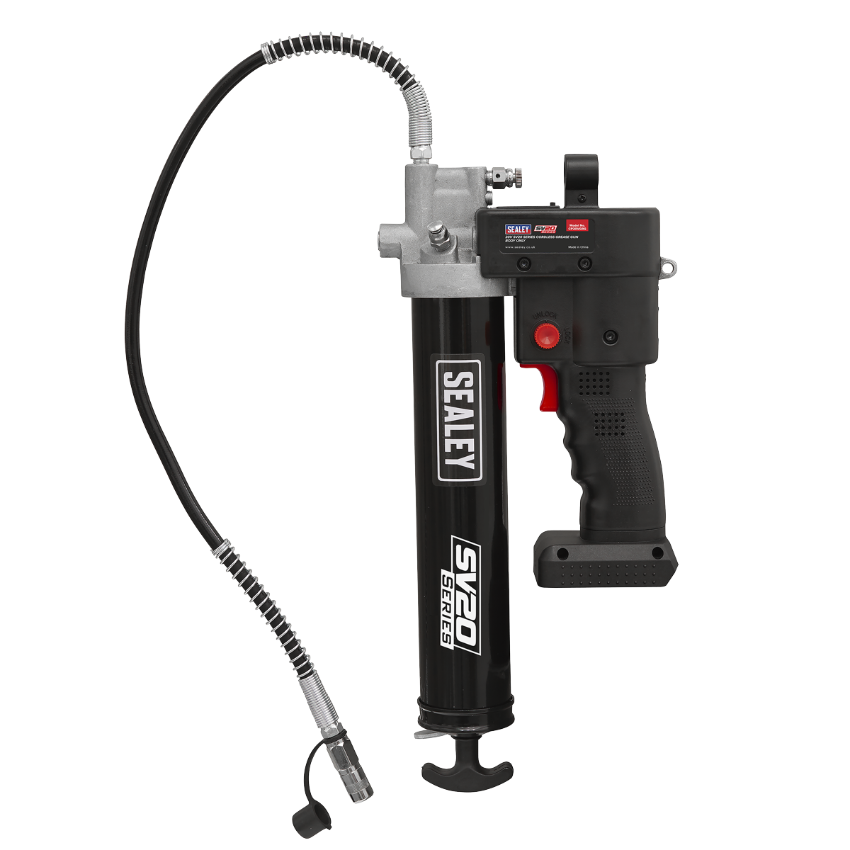 Sealey Cordless Grease Gun 20V SV20 Series Professional - Body Only CP20VGRG