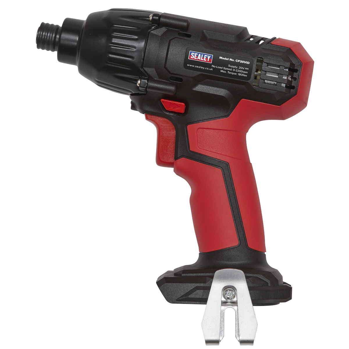 Sealey 20V SV20 Series 1/4" Hex Drive Impact Driver 180Nm - Body Only CP20VID