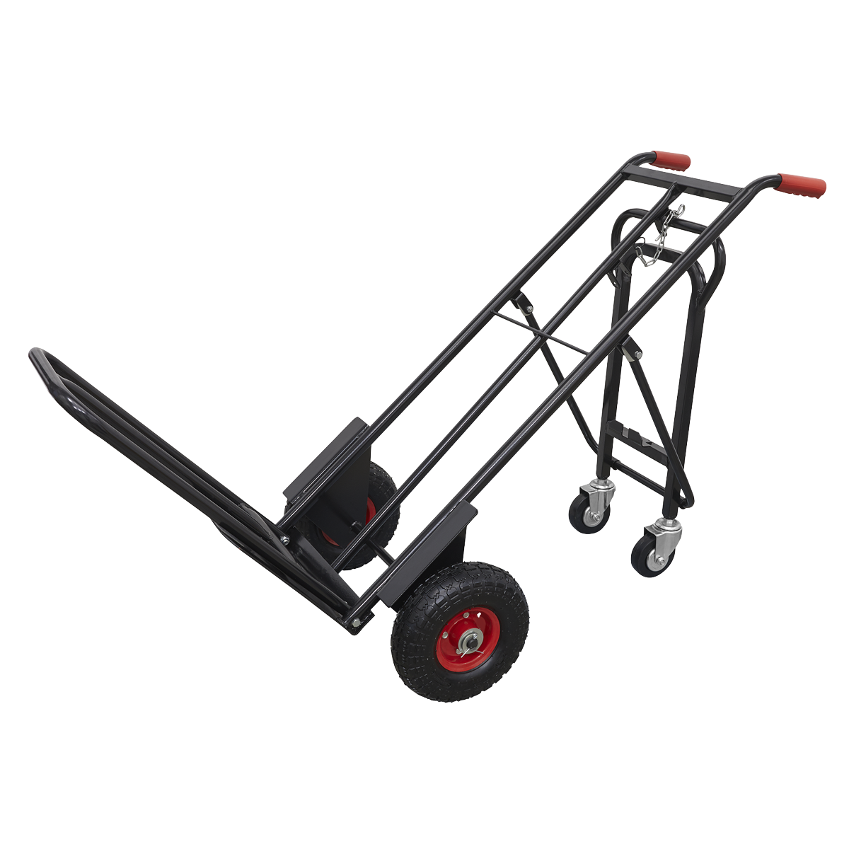 Sealey 300kg Heavy Duty 3-In-1 Sack Truck With PU Tyres 300kg Capacity CST989HD