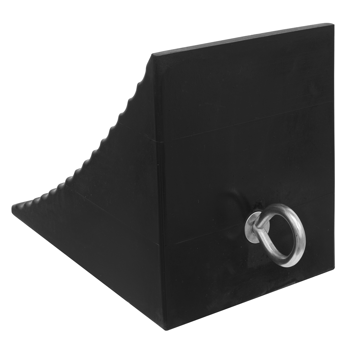 Sealey Heavy-Duty Rubber Wheel Chock Single Ø1500-1800mm Tyres 20 Tonne CWC01