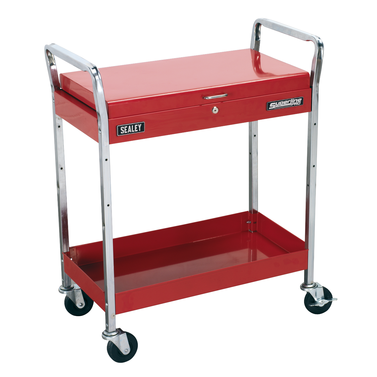 Sealey 2-Level Heavy Duty Tool Trolley With Lockable Top 815 x 410 x 985mm CX104