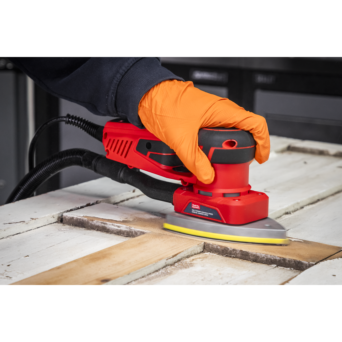 Sealey Variable Speed Brushless Orbital Sander 100mm x 150mm 350W DAS152PS
