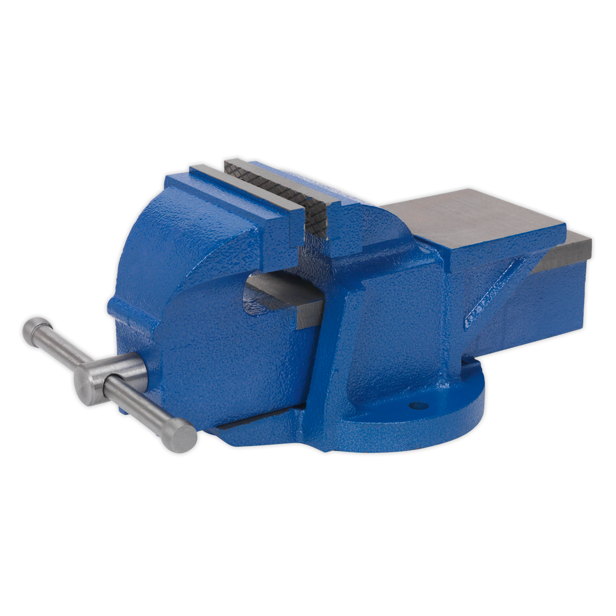 Sealey 100mm Heavy Duty Professional Cast Iron Fixed Base Vice Blue CV100XT