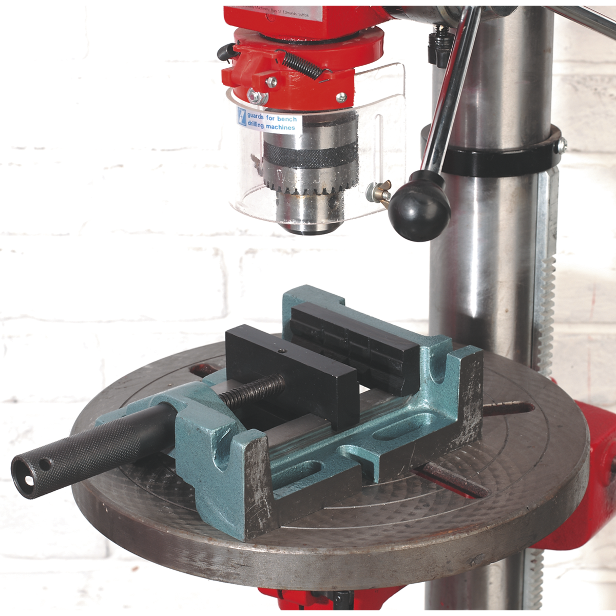 Sealey Drill Vice 100mm 3-Way Mounting, On Side, End Or Base - Grey DV3D