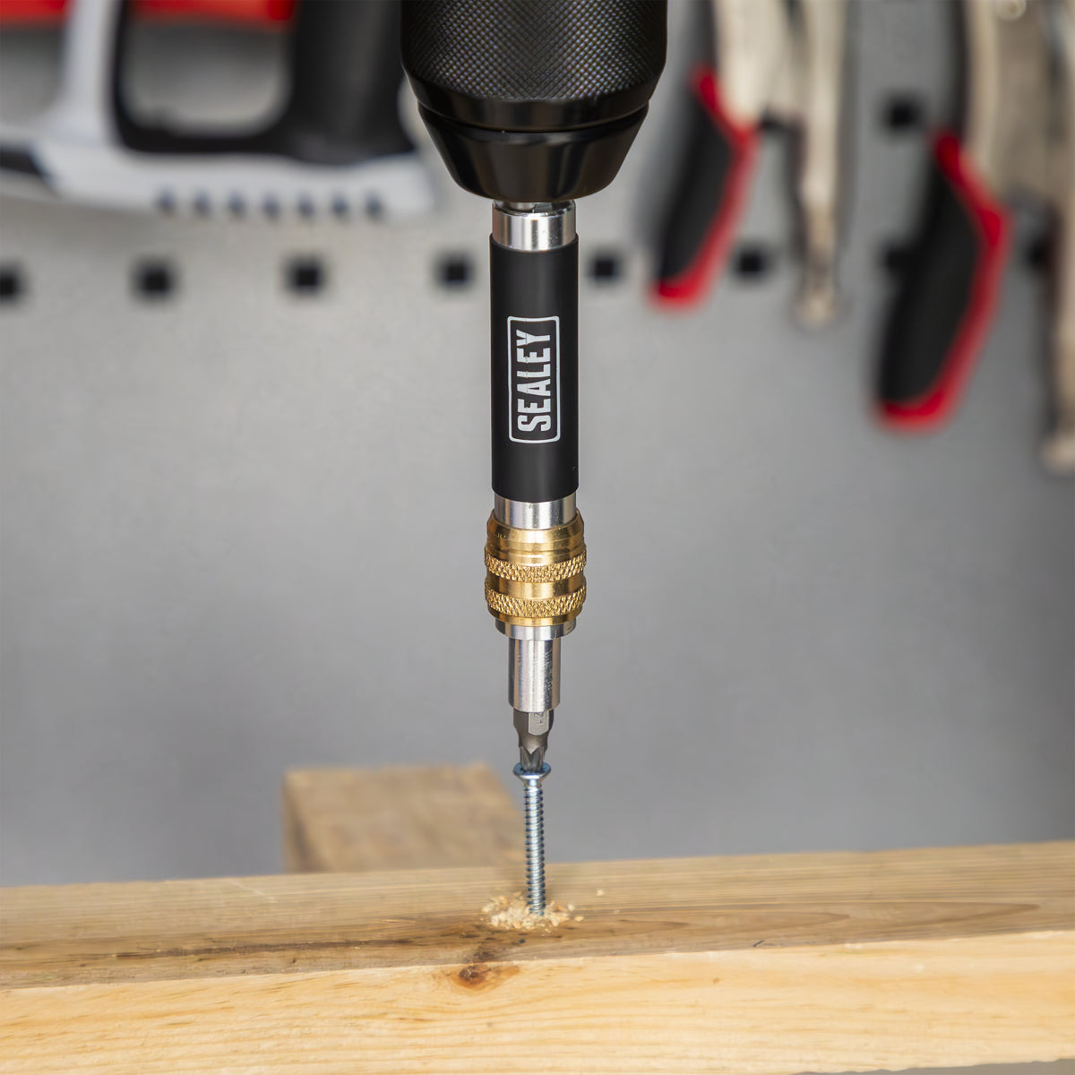Sealey Flip Over Driver Set Suitable For No. 6 8 10 Gauge Screws 4 Pieces FDS4