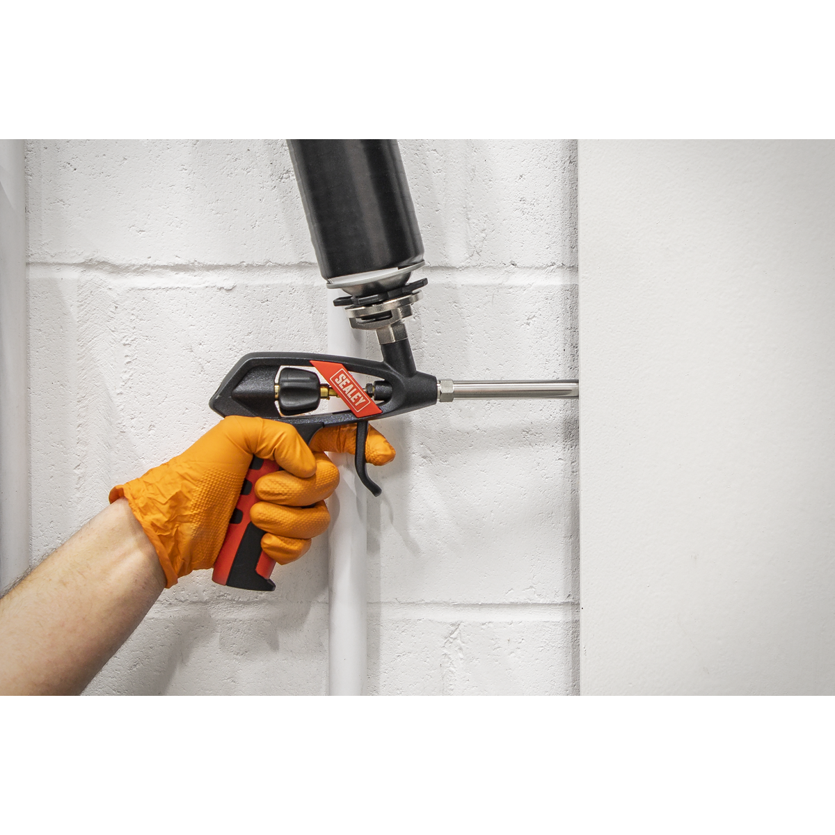 Sealey Foam Gun For Expanding Foam Cartridges Adjustable Flow Control FG001