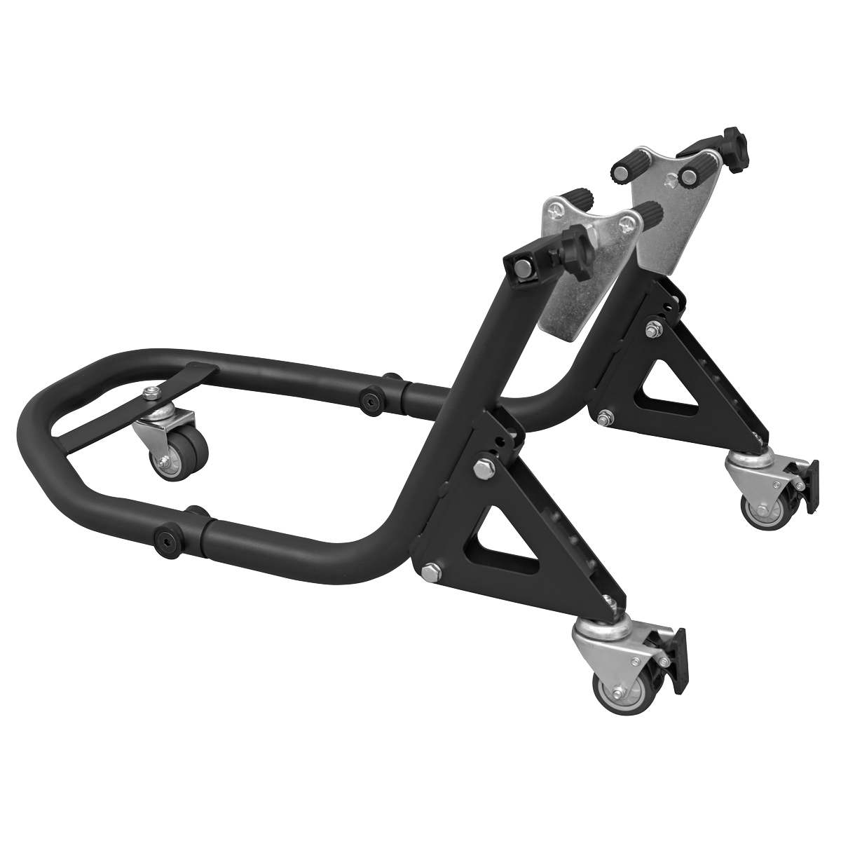 Sealey 360° Universal Floating Front Paddock Stand Triple Castor Wheel FPS1MD