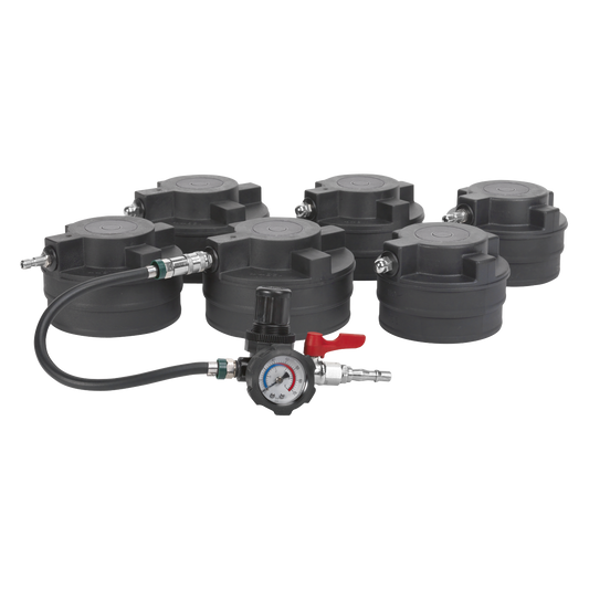 Sealey Turbo System Leakage Tester With Pressure Gauge & Shut-Off Valve CV2030