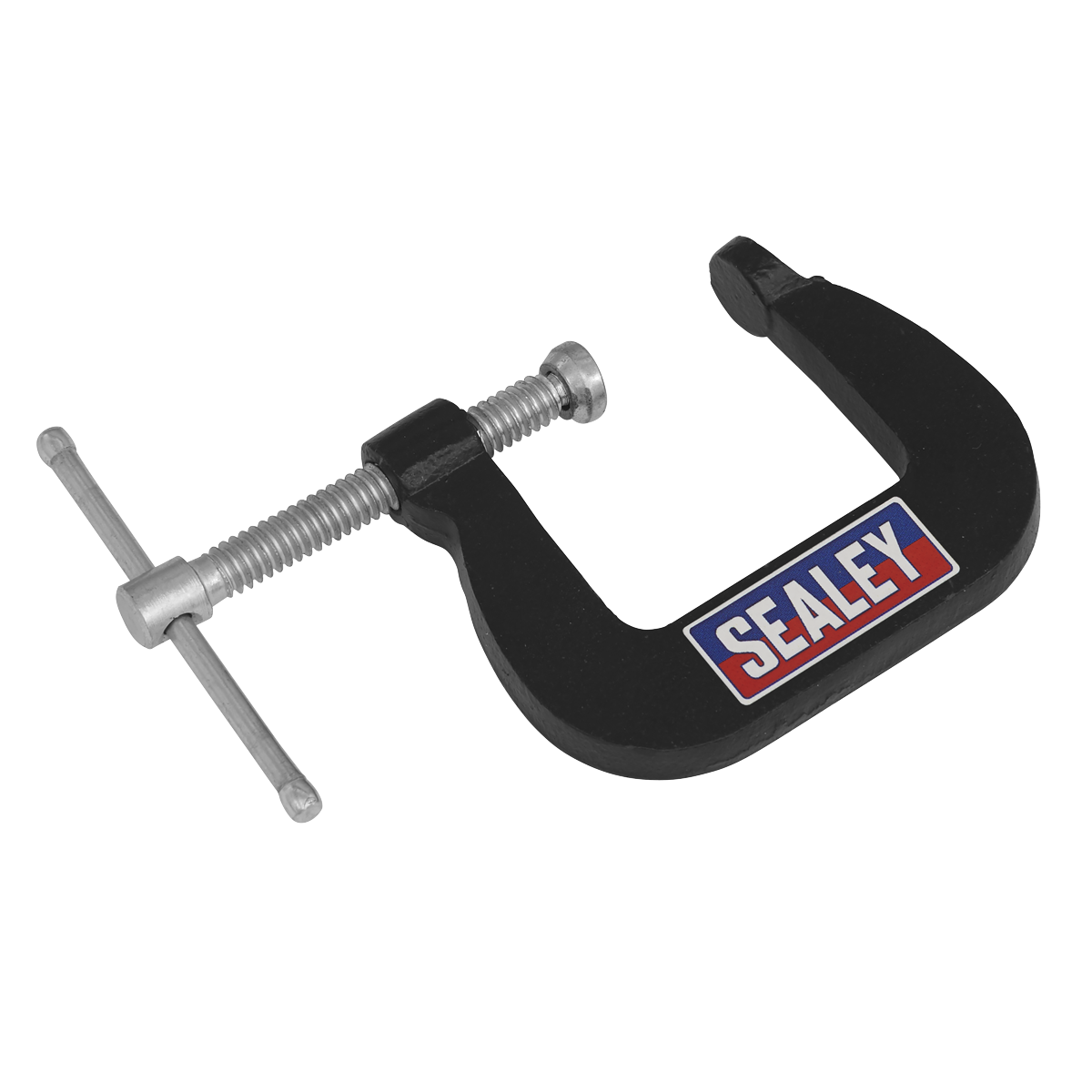 Sealey Junior C-Clamp Set 28mm x 28mm Jaw Opening/Throat Depth 8 Pieces GCC05