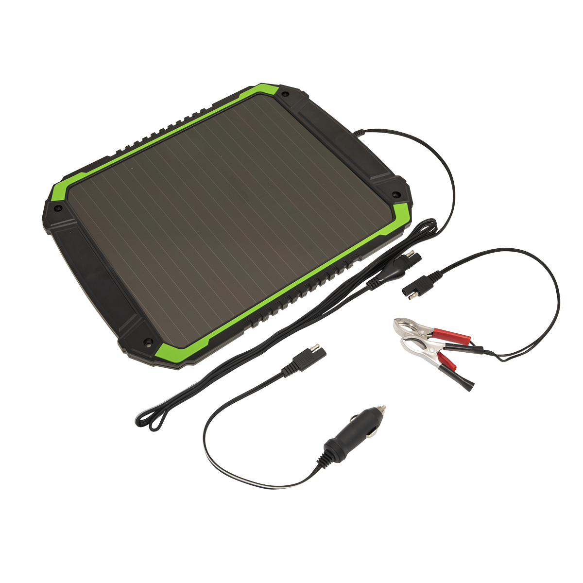 Sealey Amorphous Solar Power Panel With Battery Clips IP44 Rating 12V/4.8W SPP03