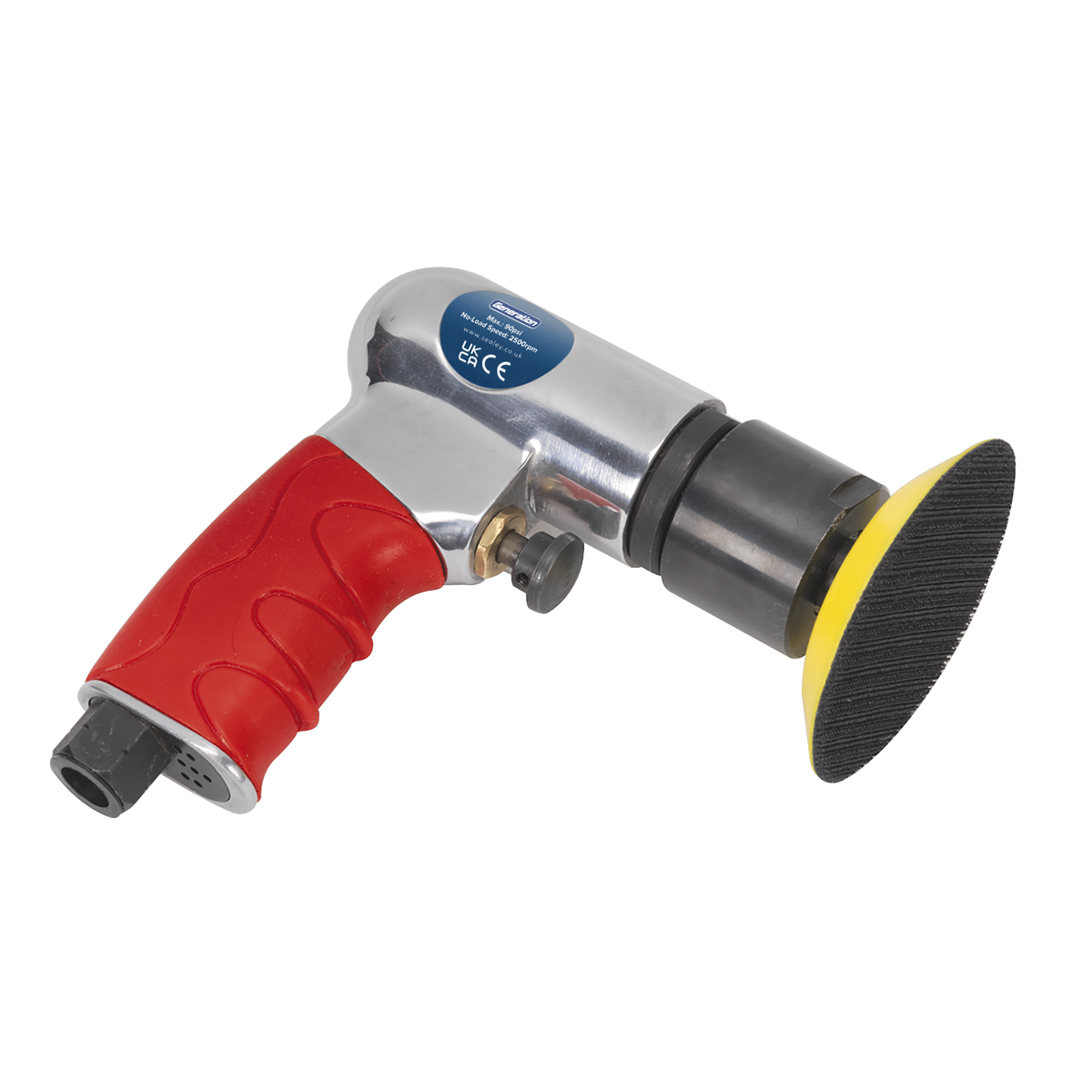 Sealey Ø75mm Mini Air Polisher With Lightweight Aluminium Alloy Housing GSA722