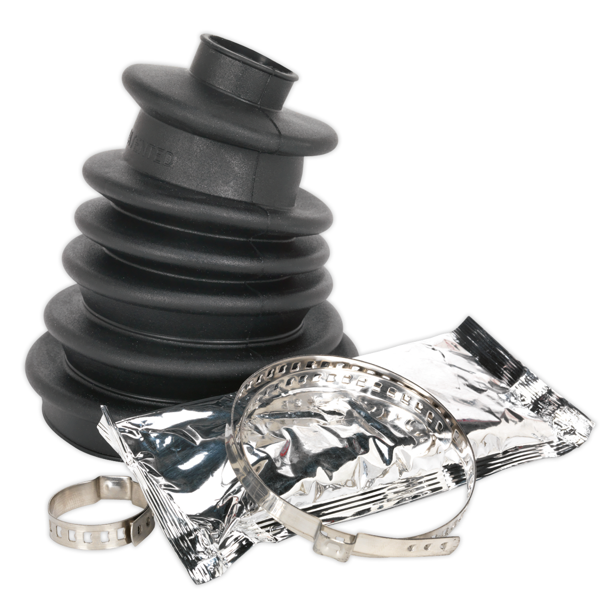 Sealey Universal Stretch CVJ Boot With Clips & Grease Sachet Ø80-120mm CV88