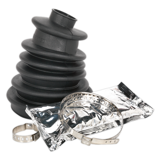 Sealey Universal Stretch CVJ Boot With Clips & Grease Sachet Ø80-120mm CV88
