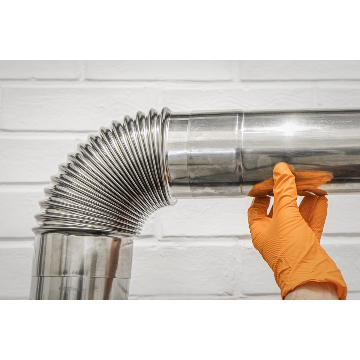 Sealey Stainless Steel Exhaust Flue 90° Bend For IR13 IR16 Heater Ø100mm IREX3