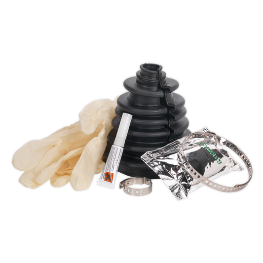 Sealey Universal Split CVJ Boot Including Clips Grease Sachet Ø56-120mm CVS18