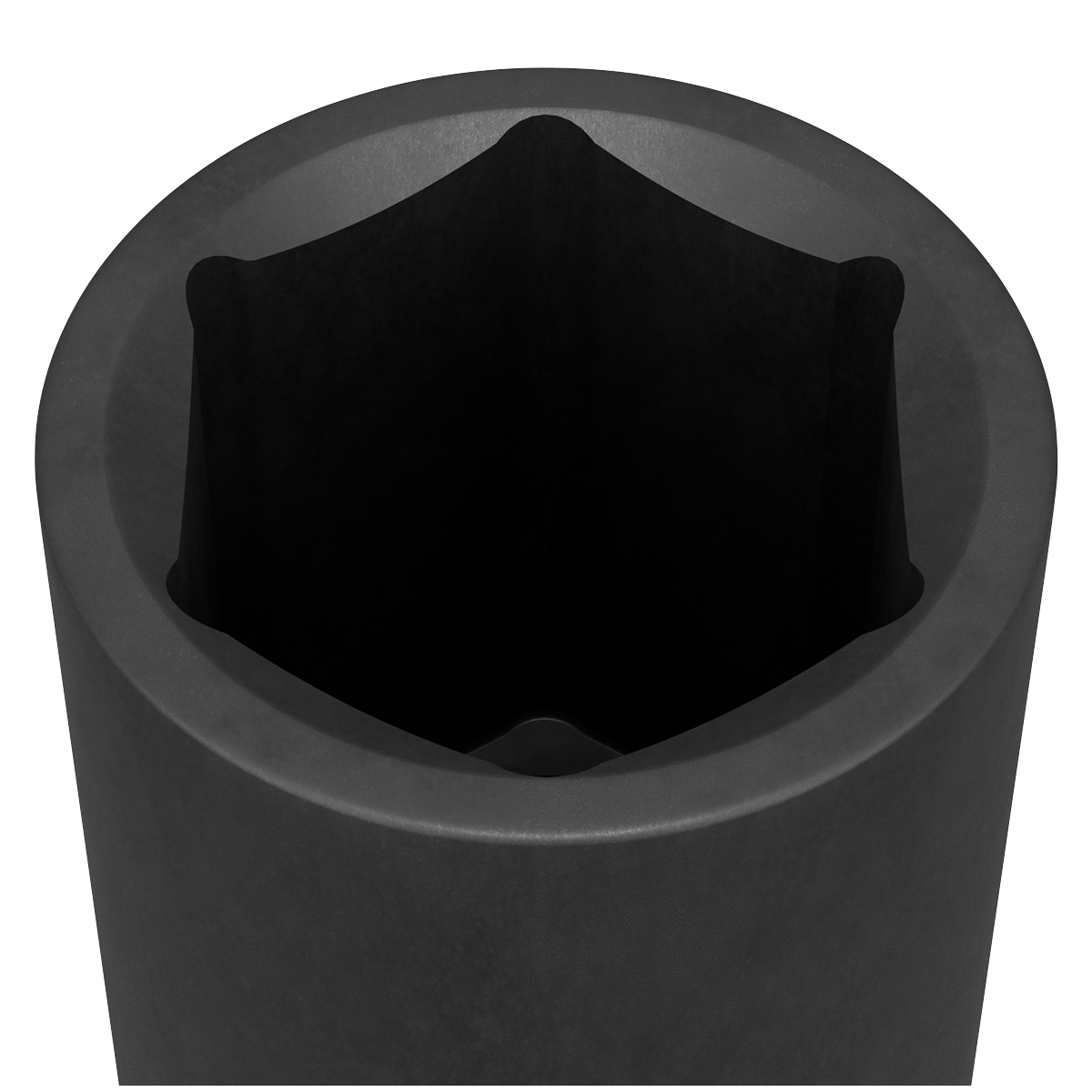 Sealey Impact Socket 24mm Deep 1/2" Square Drive Chrome Vanadium Black IS1224D