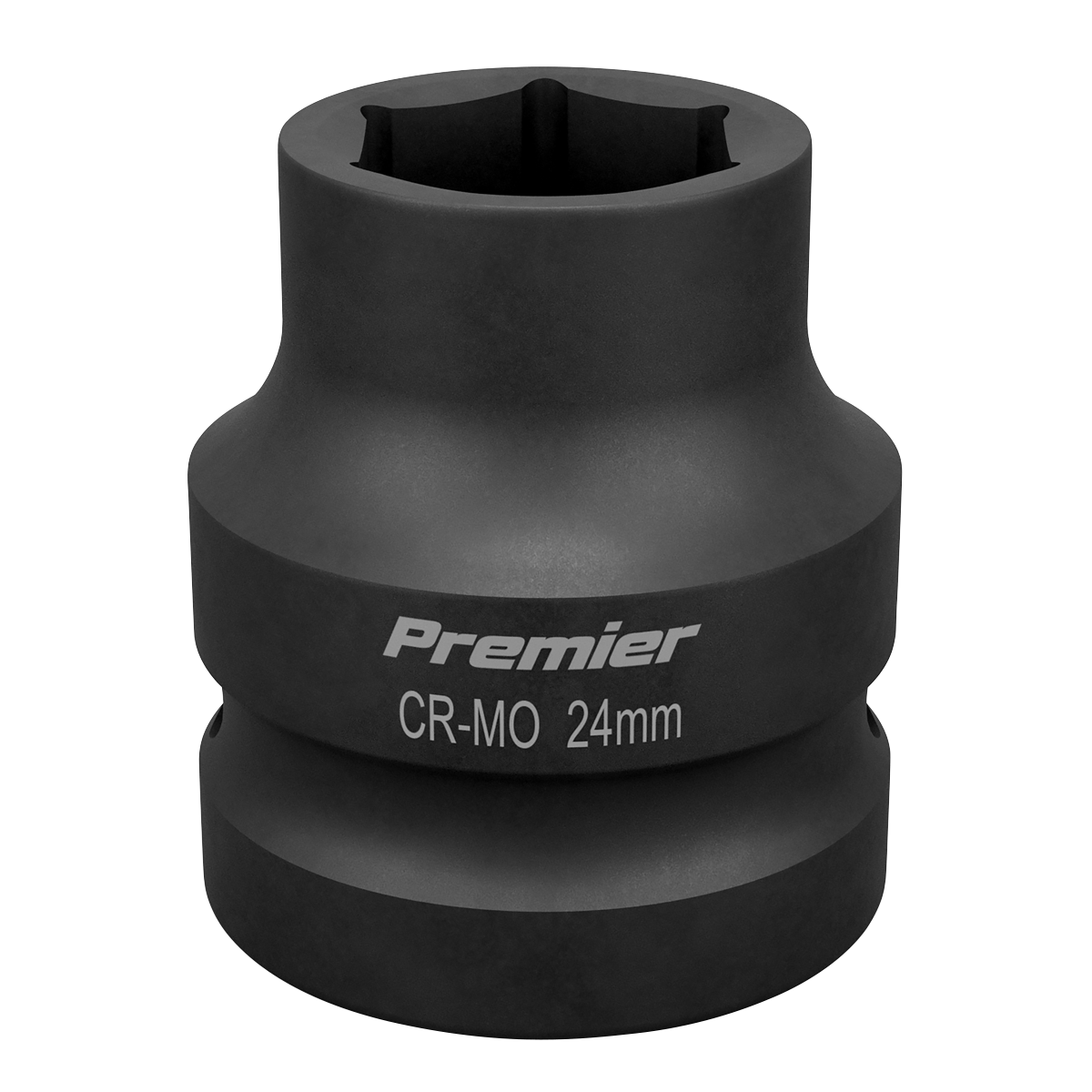 Sealey Impact Socket Tool 24mm 1" Square Drive ‎Corrosion Resistant Black IS124