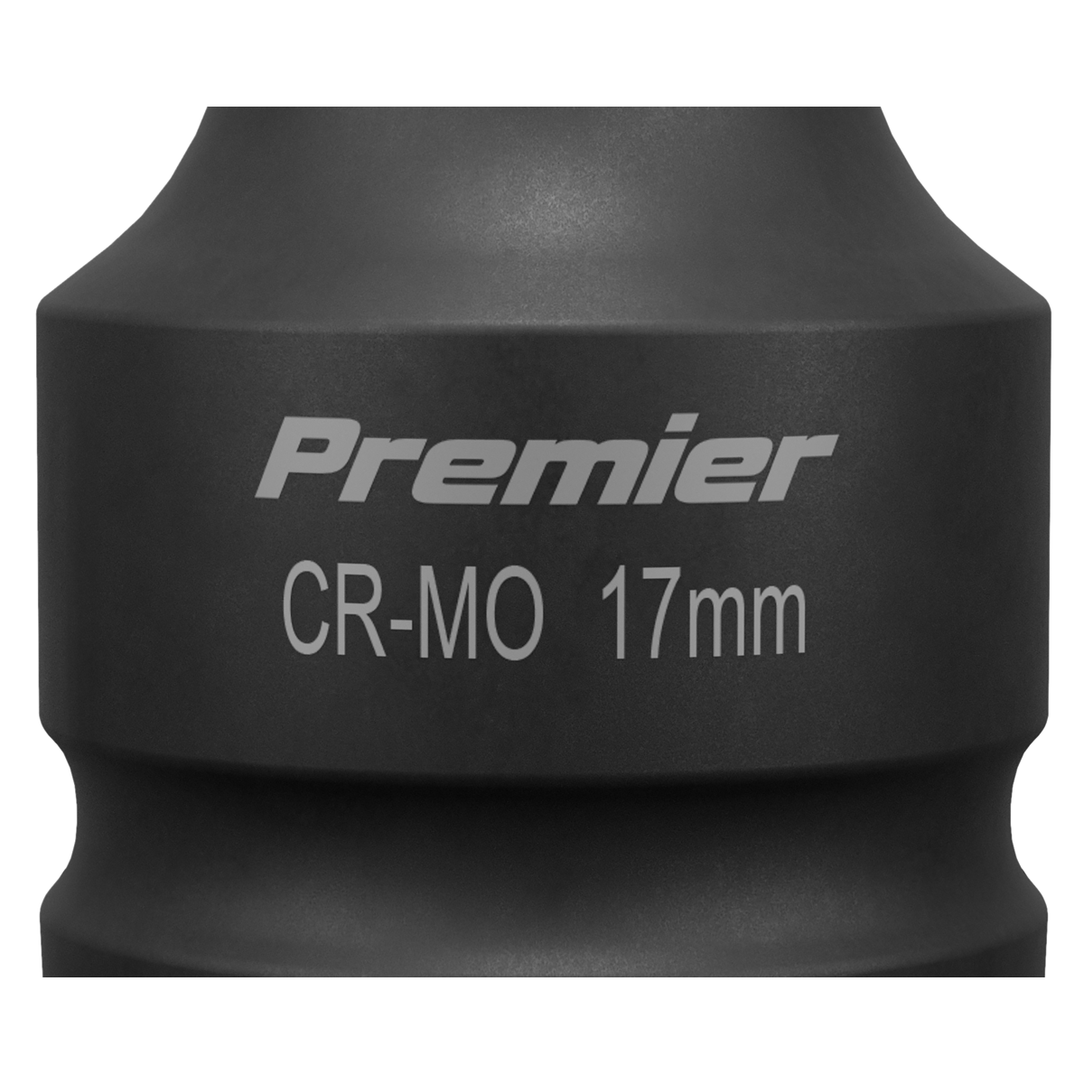 Sealey Impact Socket Tool 17mm 3/4" Square Drive ‎Anti Corrosion Black IS3417