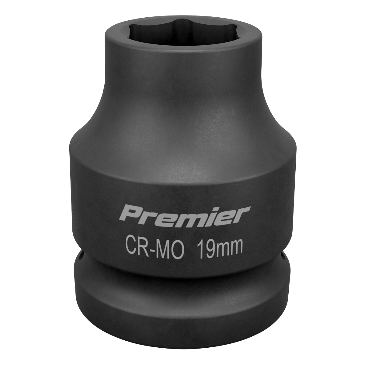 Sealey Impact Socket Tool 19mm 3/4" Square Drive ‎Anti Corrosion Black IS3419