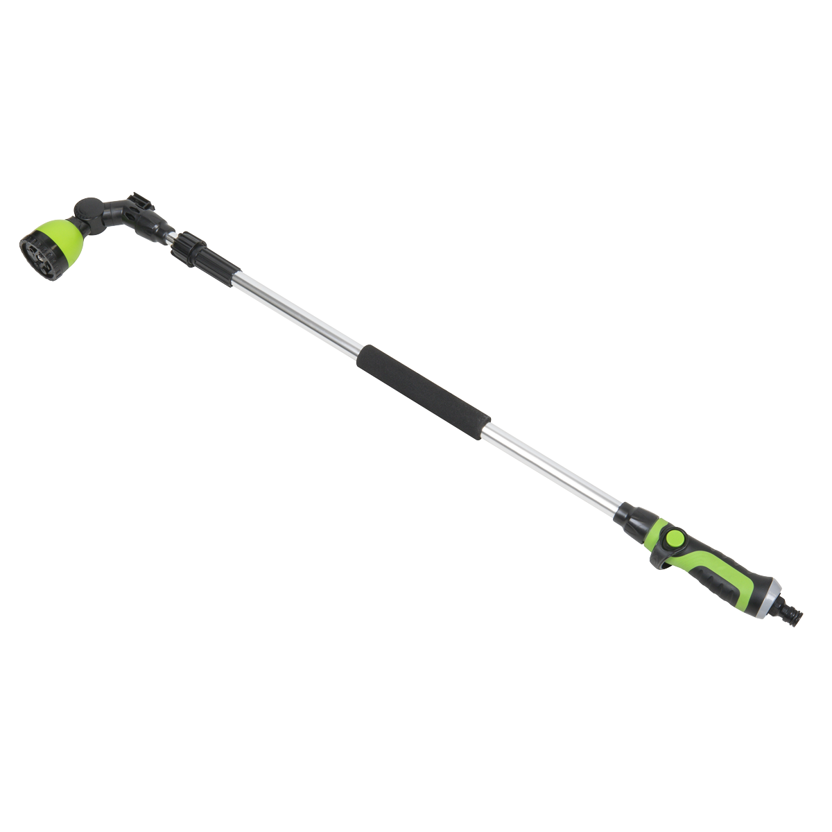 Sealey Telescopic Lance 6-Pattern Spray Head 140cm Rubber Handle Durable JS9286