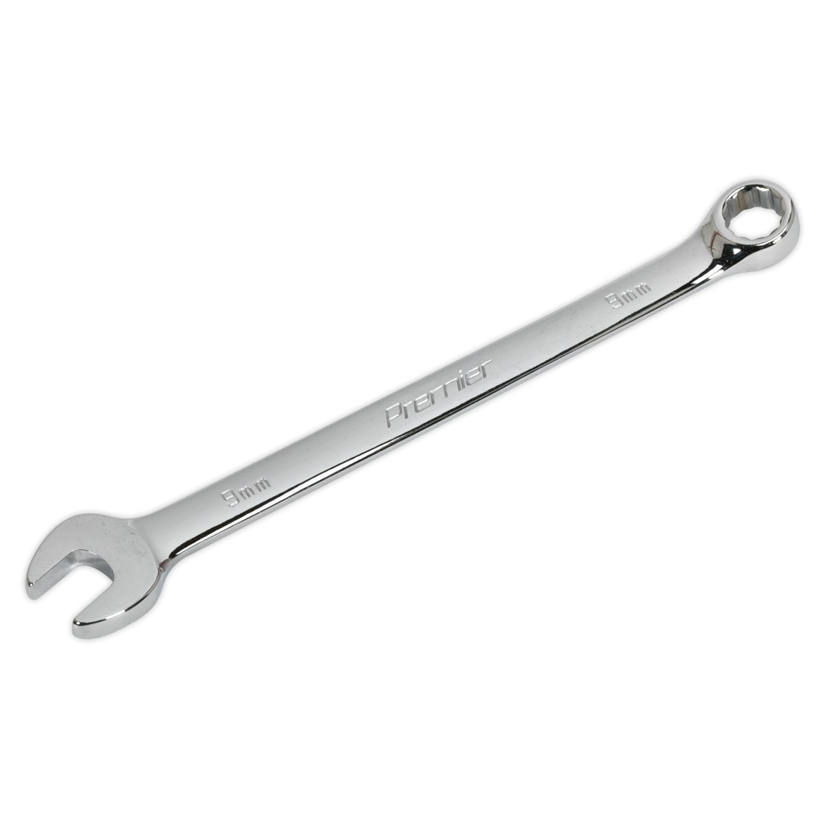 Sealey Combi Spanner Chrome Vanadium Steel With Polished Mirror Finish 9mm CW09