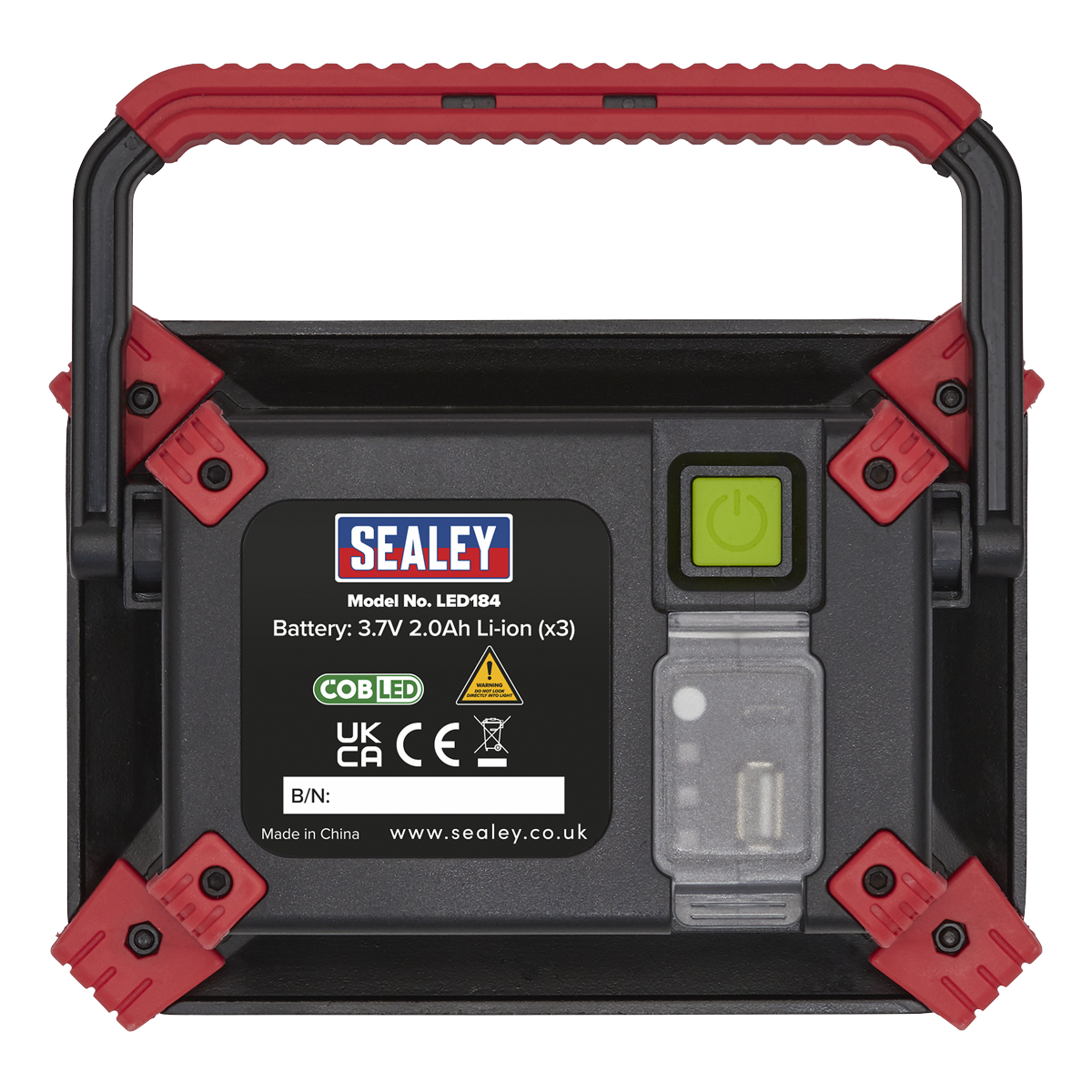 Sealey Rechargeable Portable Floodlight Power Bank 20W COB LED IPX4 LED184