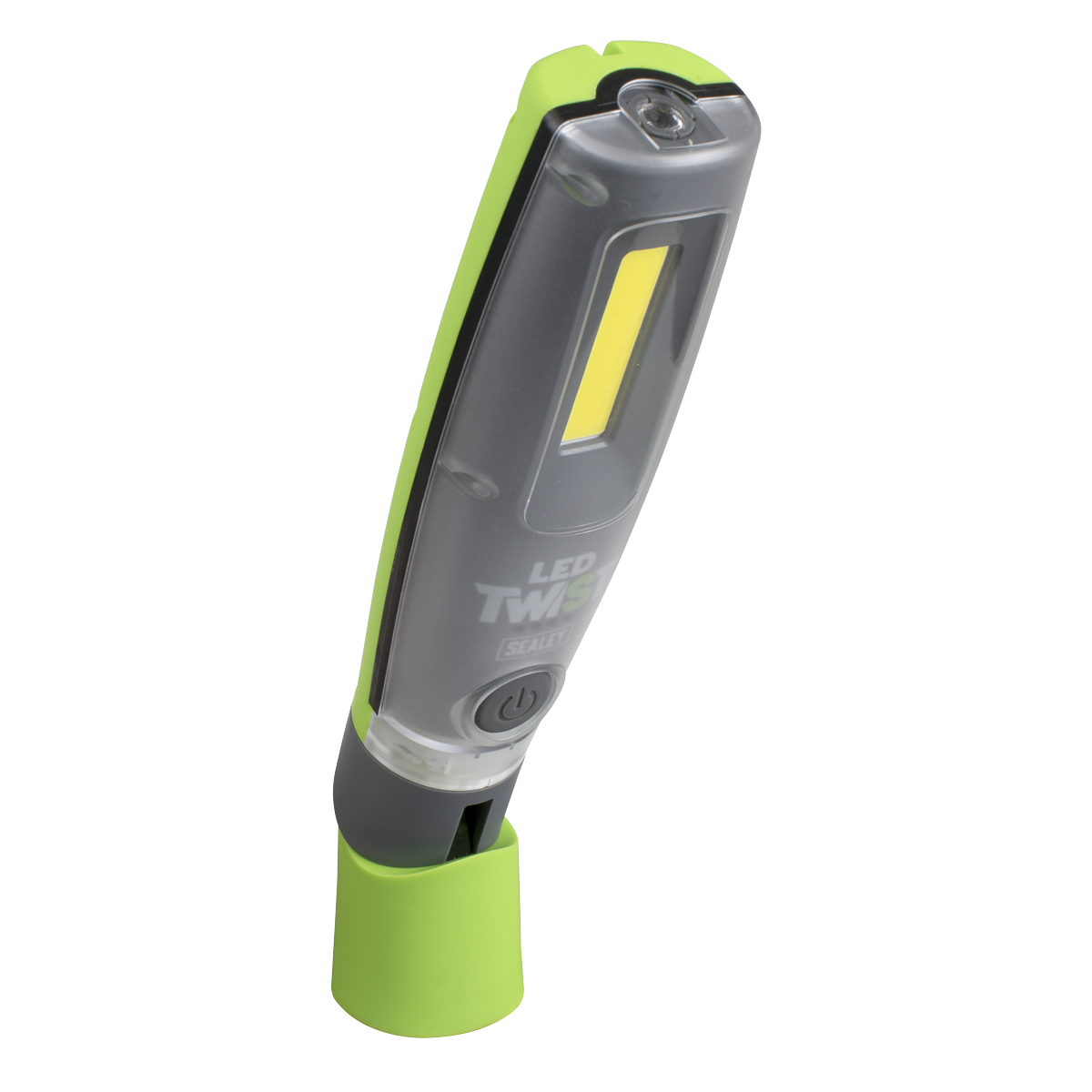 Sealey LED Twist Rechargeable Inspection Light Green 16W COB & 1W SMD LED2001G