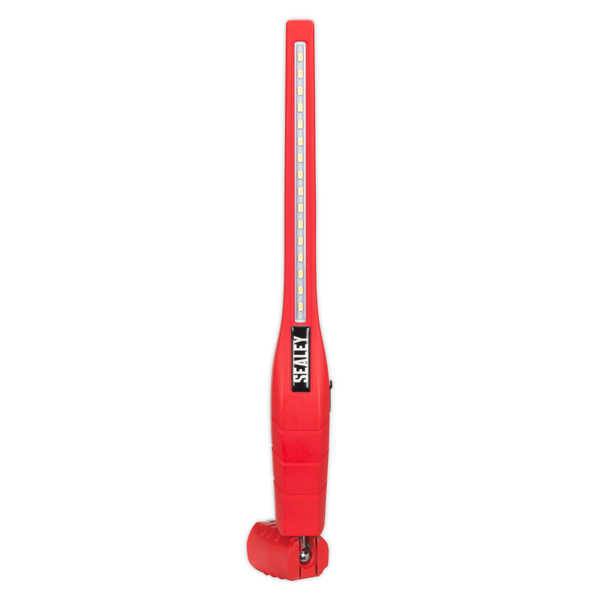 Sealey Rechargeable Slim Inspection Lamp 360 Degree 8W 1W SMD LED Red LED3604R