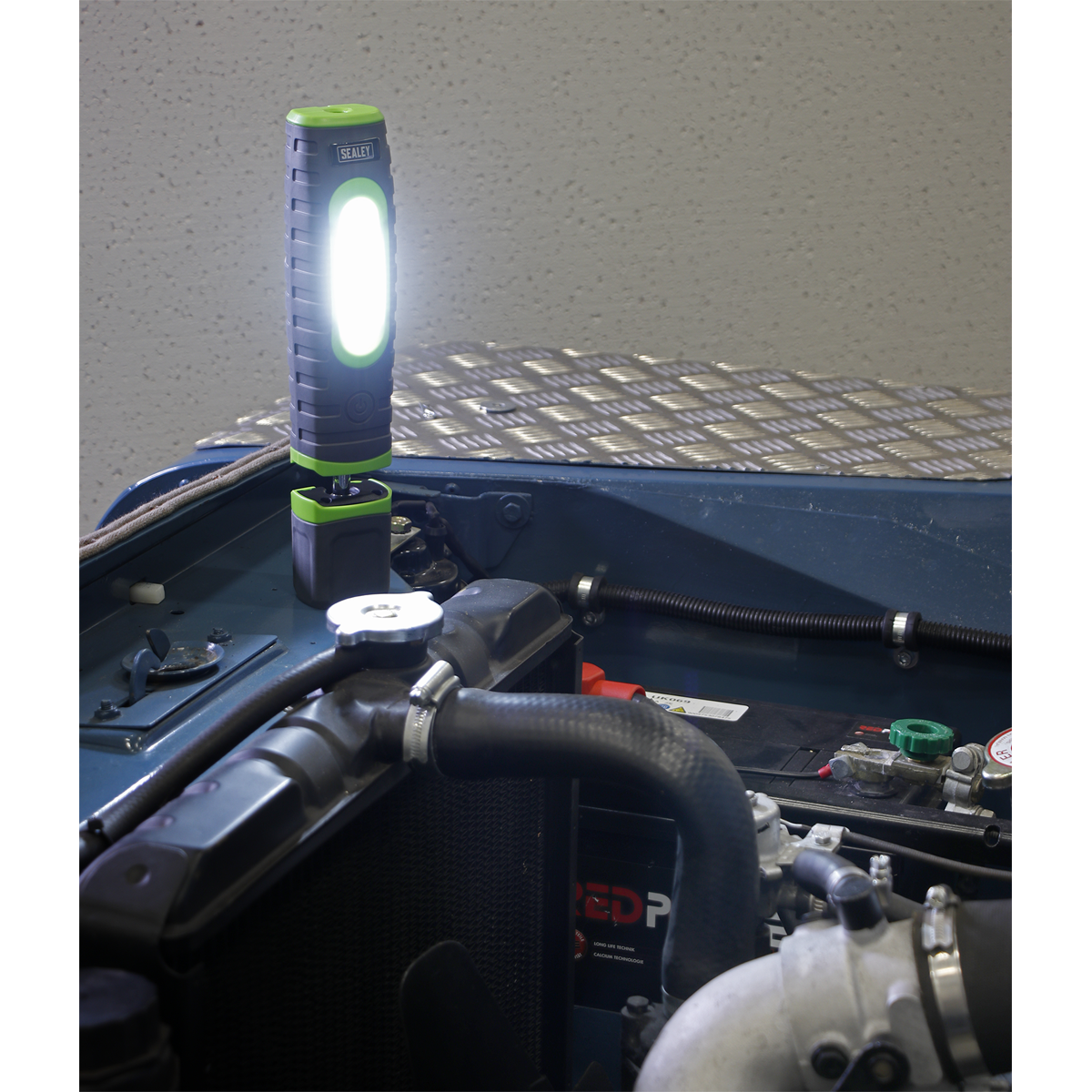 Sealey Rechargeable Inspection Light 360 Degree 24 SMD 3W SMD LED Green LED3606G
