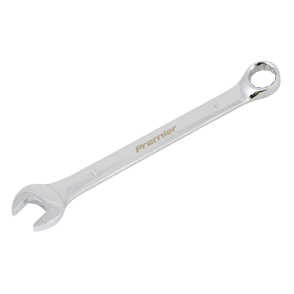 Sealey Combi Spanner Chrome Vanadium Steel With Polished Mirror Finish 18mm CW18