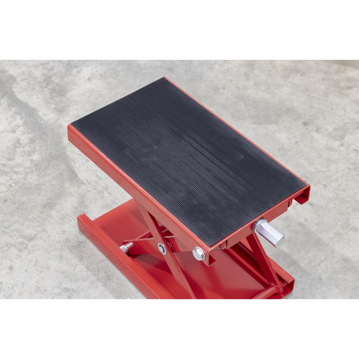 Sealey Scissor Stand For Motorcycles With Ball-Bearing Rollers 450kg MC5908