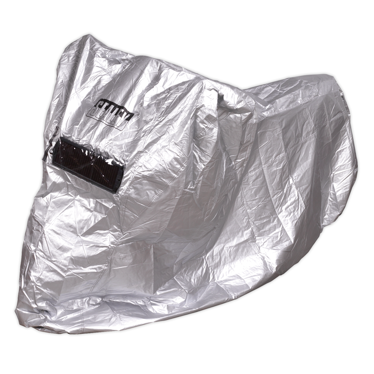 Sealey Motorcycle Double Layer Cover Large 2460 x 1050 x 1270mm Silver MCL