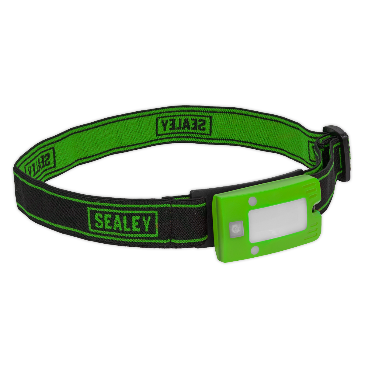 Sealey Rechargeable Head Torch 2W COB LED Flashlight Auto Sensor Green LED360HTG