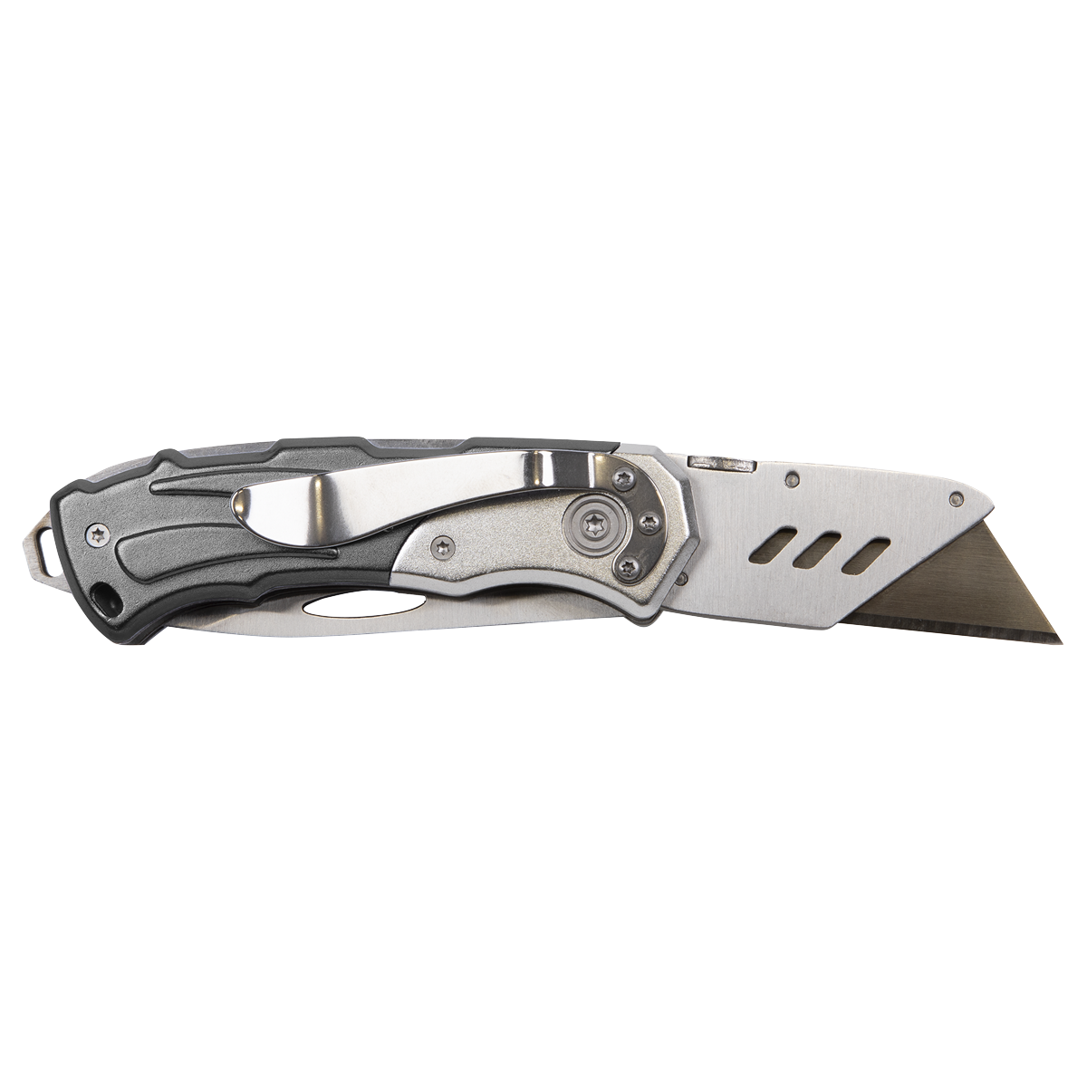 Sealey Pocket Knife Locking Twin Blade Stainless Steel Blade Hardened PK37