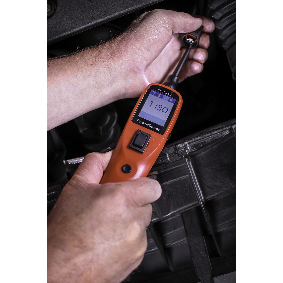 Sealey Power Scope Automotive Probe With Two Integral Work Lights 0V-30V PP100