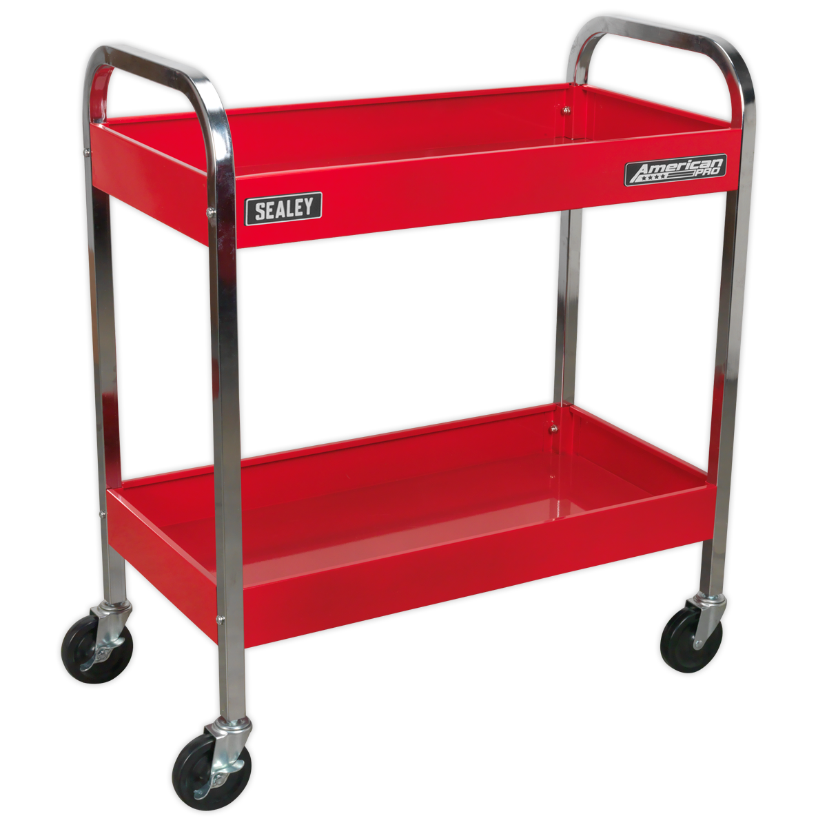 Sealey Trolley 2-Level Extra Heavy Duty With Four Large Castors & Brake CX102