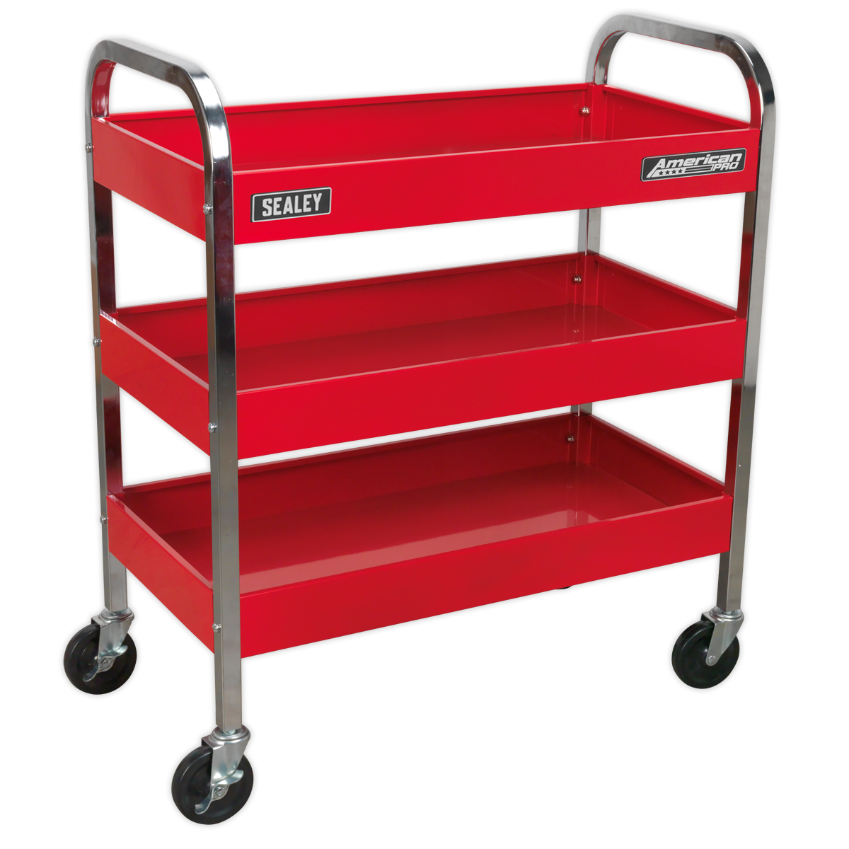 Sealey Trolley 3-Level Extra Heavy Duty With 50kg Capacity Per Shelf CX103