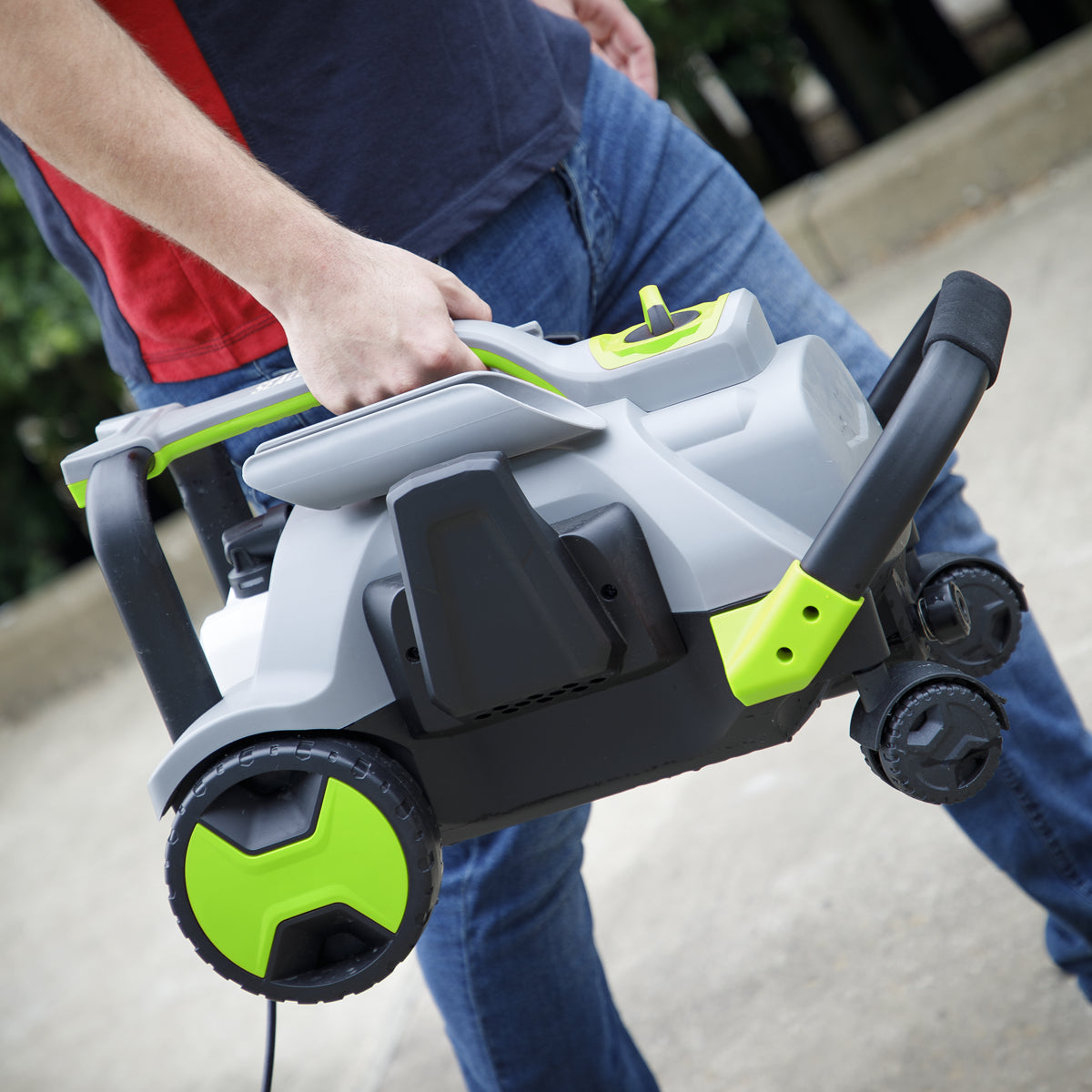 Sealey Pull Along Pressure Washer 140 Bar With TSS Lightweight 5m Hose PW2000PA