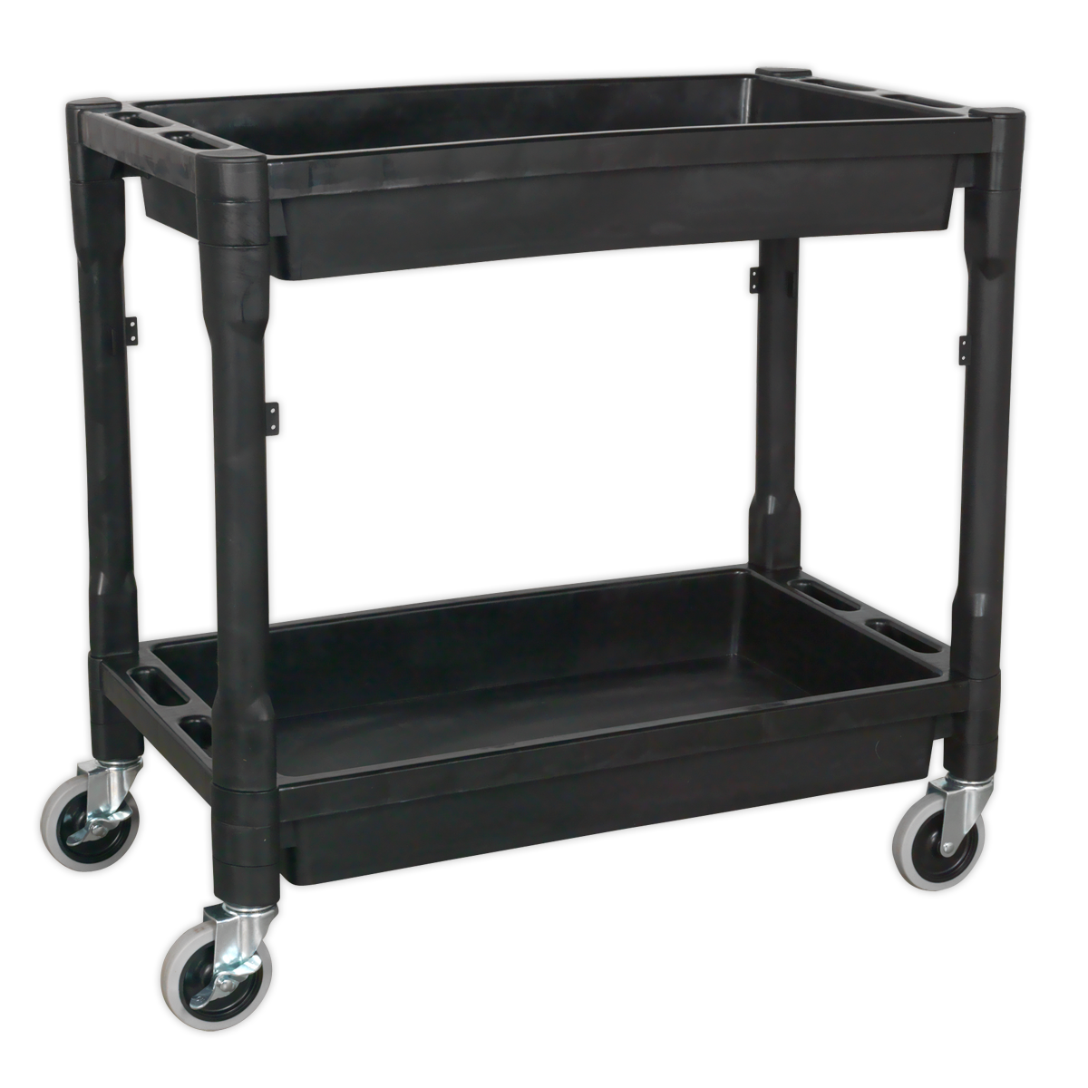 Sealey 2-Level Composite Heavy Duty Trolley With Four Swivel Castor Wheels CX204